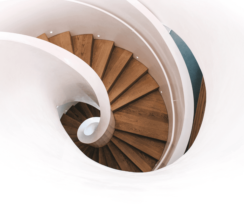 Featured image for “Oak Valley Designs Stair Treads for Spiral Staircases”