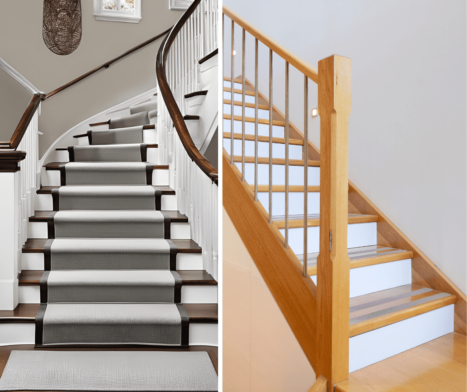 Featured image for “Stair Runner Versus Treads: Which is Safer?”