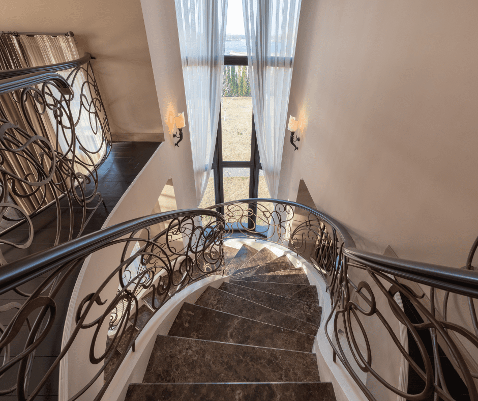 Featured image for “Custom-Designed Spiral Stairs”